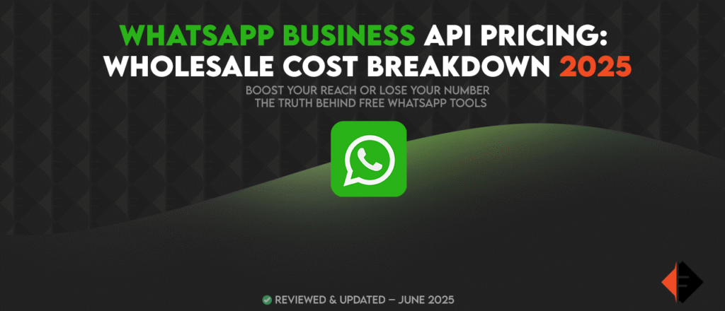 whatsapp business API pricing