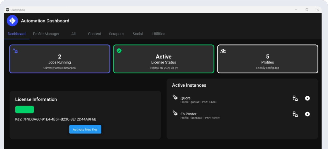 Dashboard Preview
