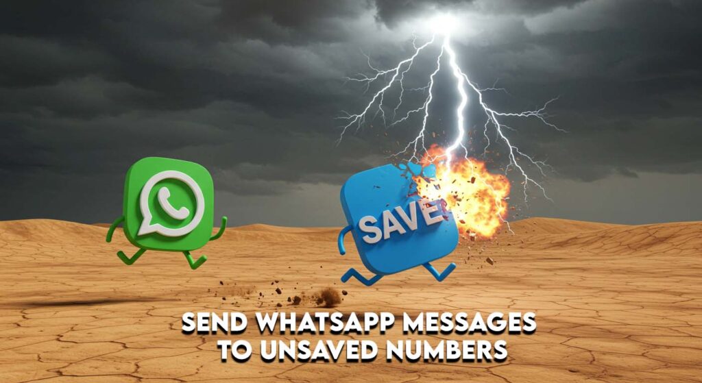 send message to whatsapp without saving numbers