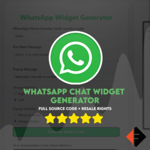 whatsapp chat widget generator