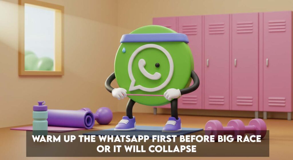 Whatsapp warming up for marketing purpose