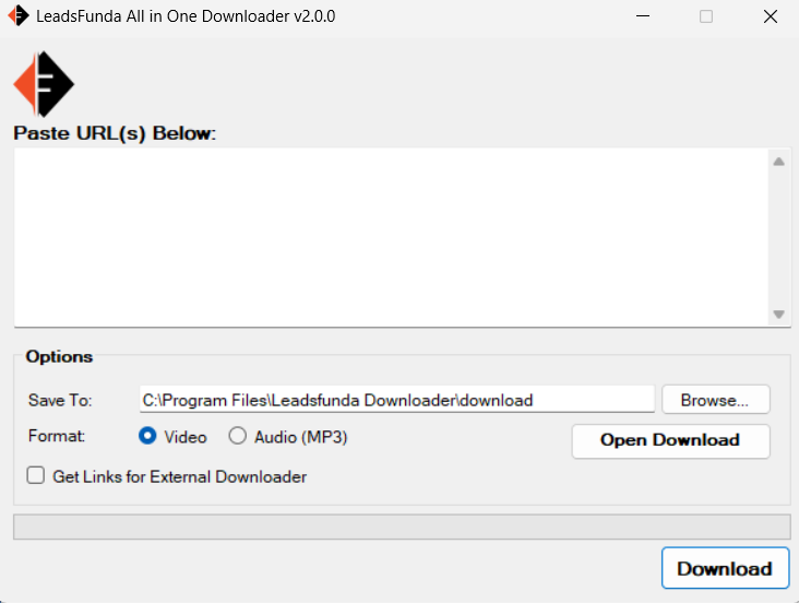 all in one downloader offline version by leadsfunda screenshot