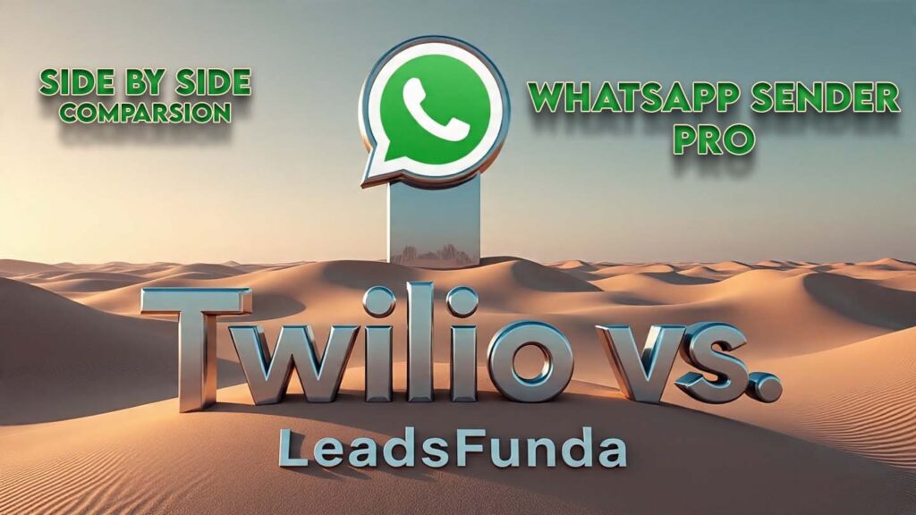 twilio vs leadsfunda whatsapp sender pro