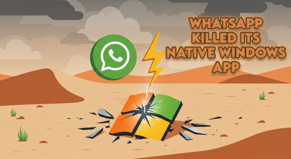 whatsapp abandon-kill its native windows app